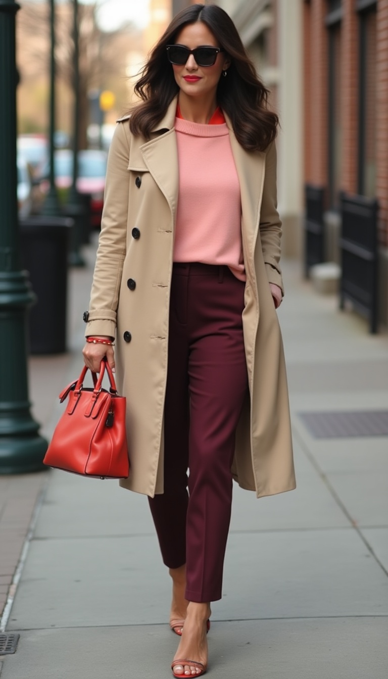 look1_1745028477_file Elevate Your Wardrobe: Styling a Beige Trench Coat with Bold Colors for Effortless Chic