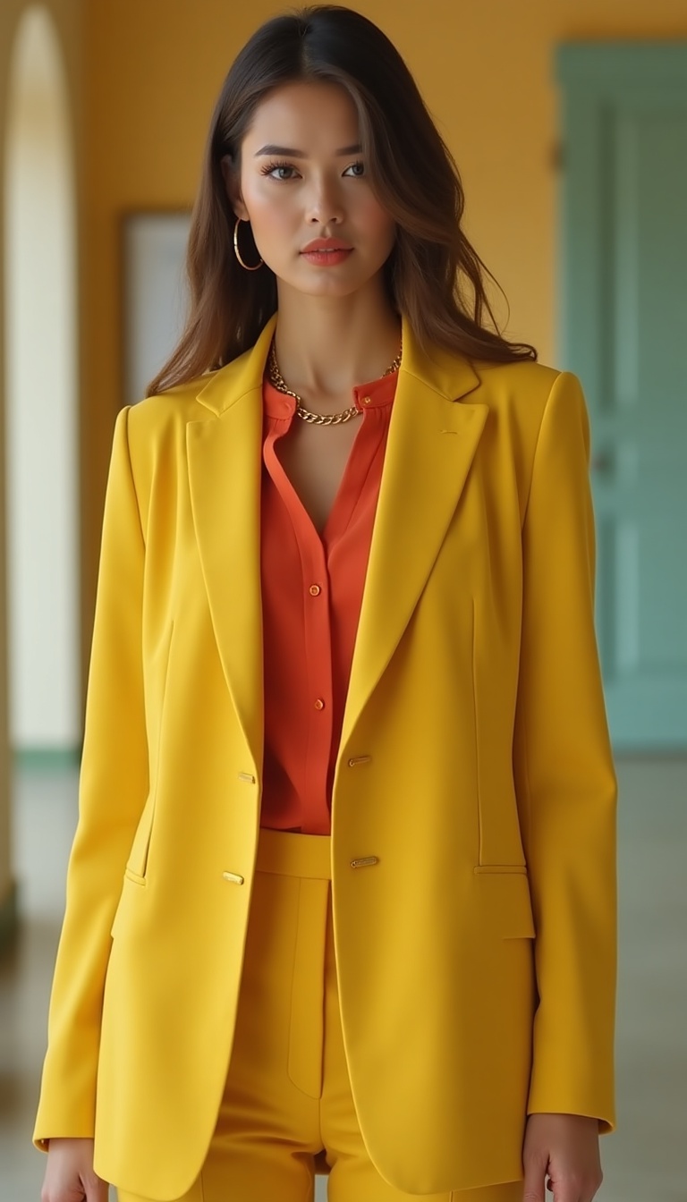 look1_1745170323_file Elevate Your Look: Styling Women's Yellow Blazers with Bold Neutrals and Vibrant Hues