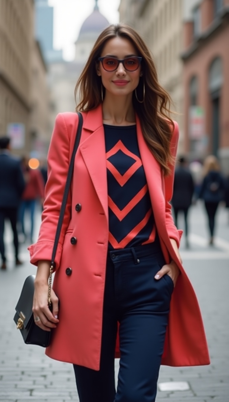 look4_1745085807_file Effortless Urban Style: Mastering Bold Coral and Navy Combinations for a Chic Look